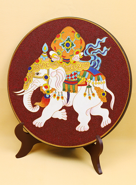 景泰蓝珐琅彩掐丝客厅碳盘摆件