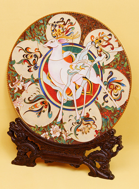 装饰礼品手工艺桌面九色鹿摆件