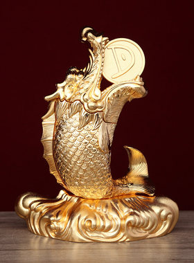 妙如意客厅龙马精神摆件