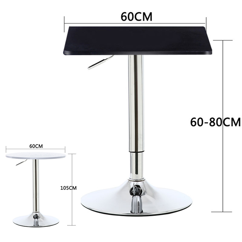 家用吧台桌酒吧桌高脚桌鸡尾酒桌吧桌吧椅组合简约咖啡圆桌洽谈桌 - 图2