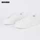 Lilang official cow leather lace-up low-top easy-to-match sneakers