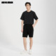 Lilang official micro wide elastic trousers casual shorts