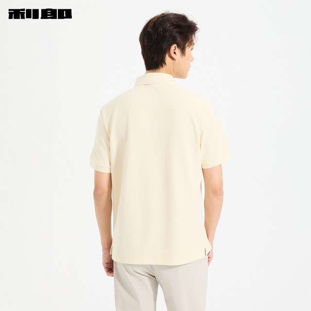 Lilang official business casual solid color short-sleeved Polo shirt