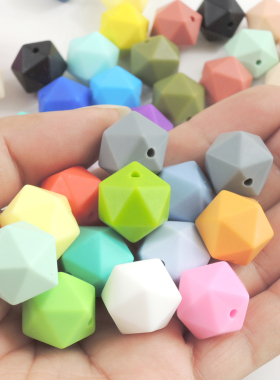moonpie钻石形状婴儿珠子