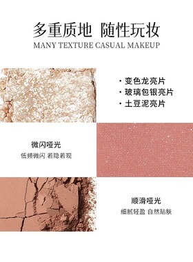 白日梦醒家四色眼影盘修容＋高光