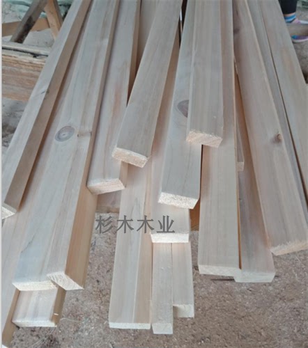 实木条子方木条龙骨条杉木原木板条刨抛光木方料木头吊顶装饰材料