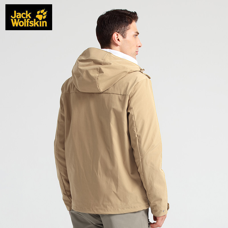 狼爪夹克男款户外防风防泼水棉触感弹力连帽秋冬新品 JackWolfskin 狼爪夹克男款户外防风防泼水棉触感弹力连帽秋冬新品 JackWolfskin