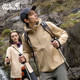 JackWolfskin ເສື້ອກັນຫນາວກາງແຈ້ງແບບອ່ອນໆທີ່ມີສາຍໃສ່ເສື້ອກັນຫນາວກັນນ້ໍາສໍາລັບຜູ້ຊາຍ A65807A