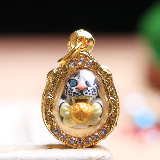 Амулет Будды в Таиланде, авторитетный тигр, тигровое объятие, сахарное ожерелье, кулон