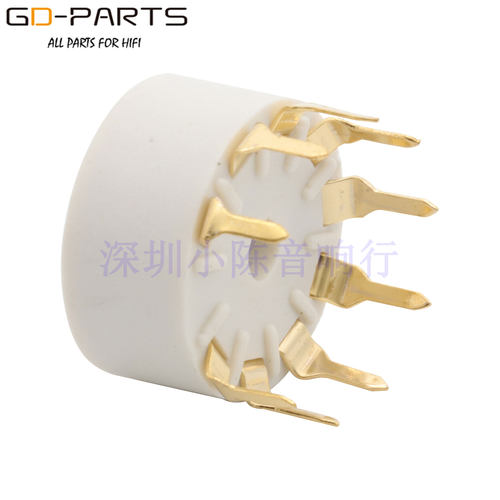 小9脚电子管管座耐高温塑料九脚 PCB板用12AX7 ECC83 12AU7 12AT7 - 图1