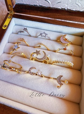 日系轻奢女合金日韩开口