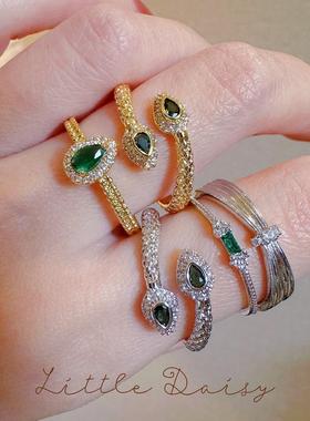 Littleaisy复古轻奢简约小众戒指