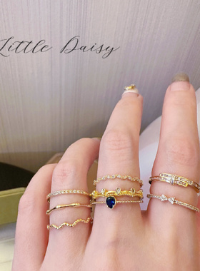 日系轻奢女合金日韩极细