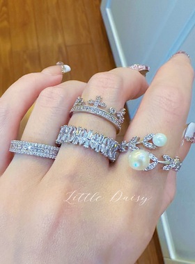 日系轻奢女合金日韩开口