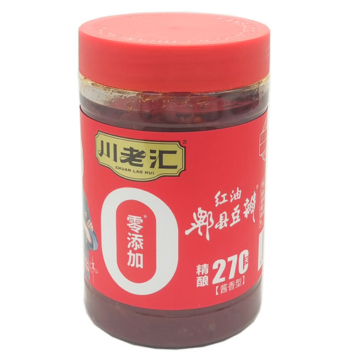 正宗郫县豆瓣酱 川老汇郫县红油豆瓣980g 川菜调料餐饮特产辣椒酱 - 图0