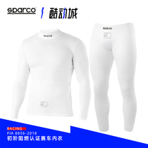Sbarco racing SPARCO preliminary order flame retardant racing underwear RW-4 ultra soft caravan competition FIA certification