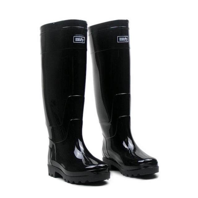 Pull back non-slip boots, long-tube fishing high-top over-the-knee rain boots