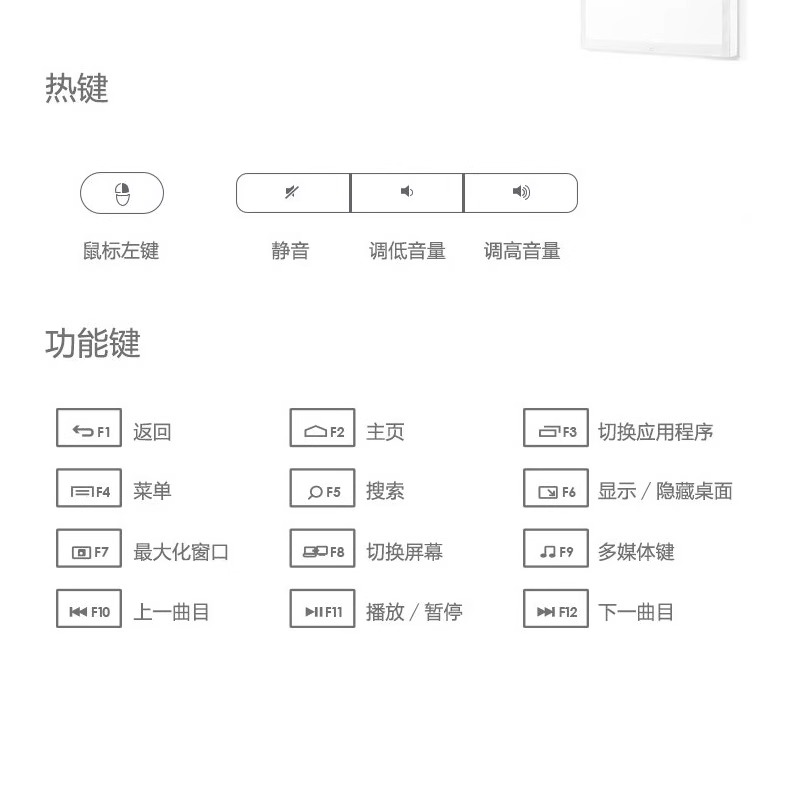 罗技K400Plus多媒体无线触控键盘客厅沙发智能电视IPTV连接笔记本 - 图3