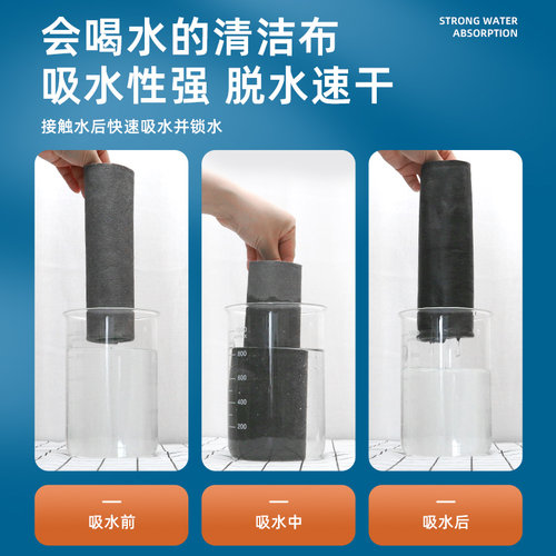 沃韦朗鱼缸抹布吸水不掉毛擦鱼缸布神器清理清洁工具无水痕擦玻璃 - 图2
