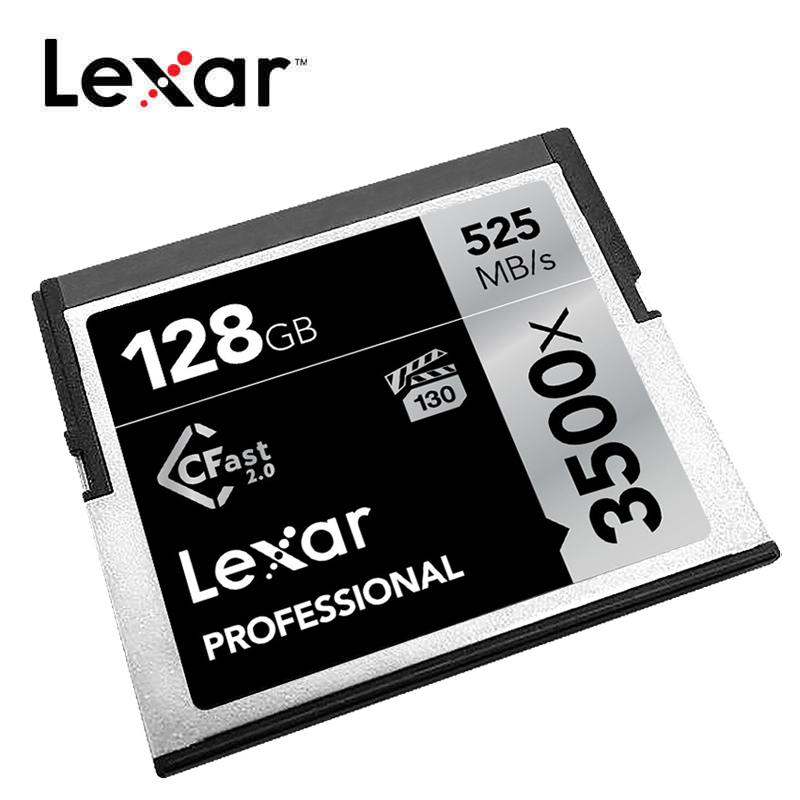 Lexar雷克沙CF 128G 3500X 525M Cfast2.0卡4K高速摄像相机内存卡 - 图0