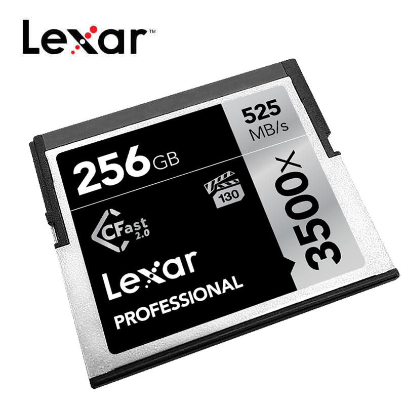 Lexar/雷克沙CF256G 3500X 525MB/s4K高速摄像机内存卡Cfast2.0卡 - 图2