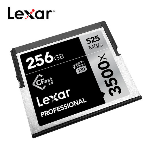 Lexar/雷克沙CF256G 3500X 525MB/s4K高速摄像机内存卡Cfast2.0卡-图2