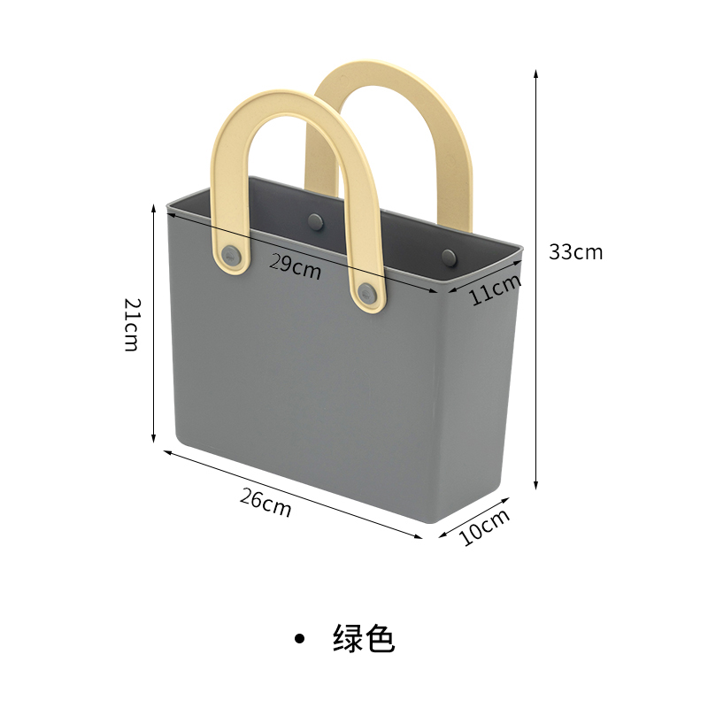 购物篮超市便利店手提篮水果篮子收纳野餐篮菜篮子手提洗澡篮塑料