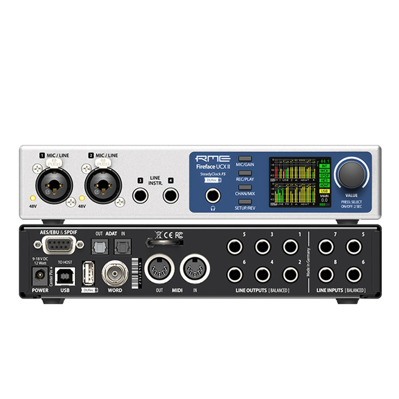 RME Fireface UCX II UCX2便携音频接口录音编曲混音直播声卡二代-图2