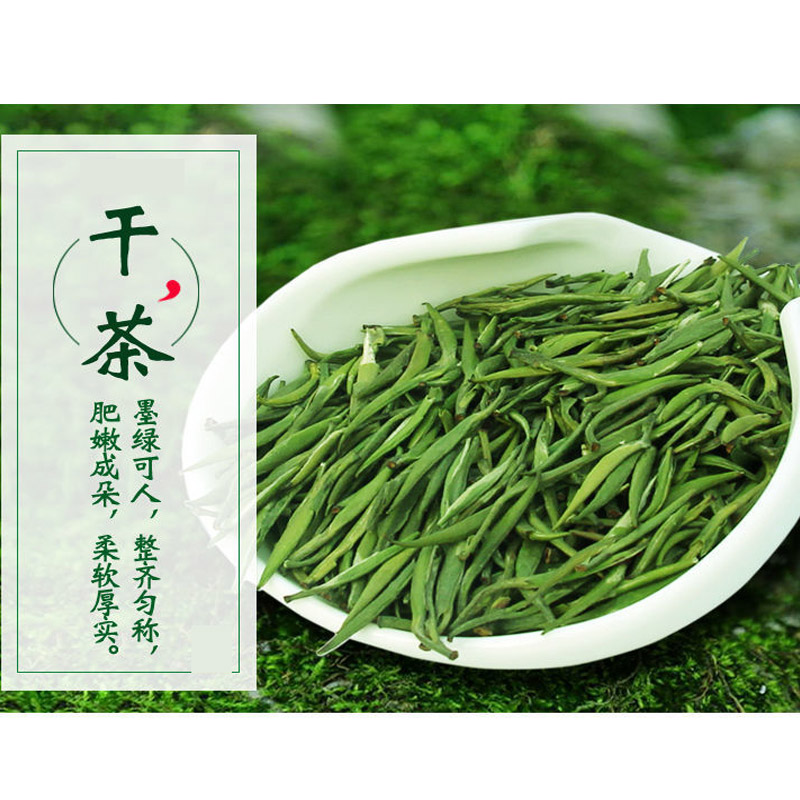 雀舌茶叶绿茶2024明前新茶春茶毛尖翠芽50克*2罐装湄潭浓香型雀舌 - 图1