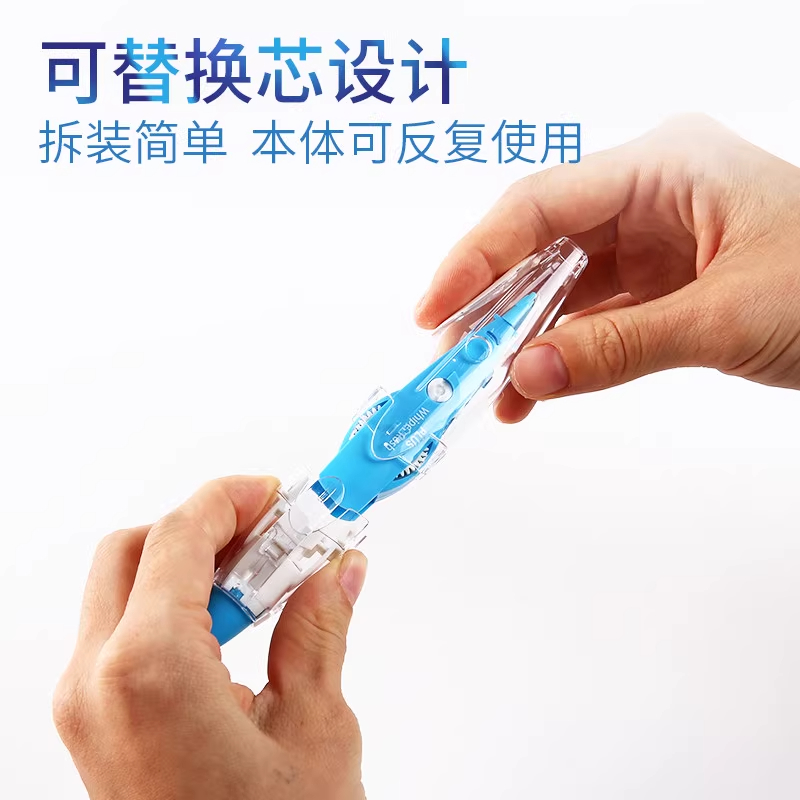 【特价】日本PLUS普乐士修正带WH-065按键小精灵plus可换替芯涂改 - 图2