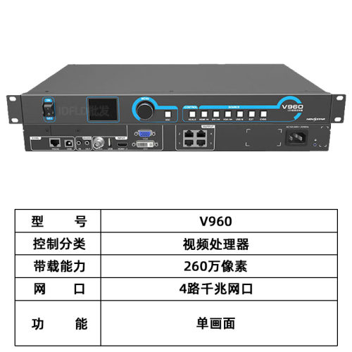 诺瓦TB10播放盒TB20LED显示屏视频处理器NOVAstar v760v960 - 图1