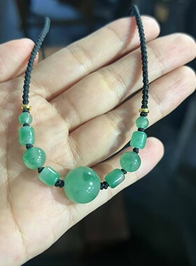 天然非洲翠项链