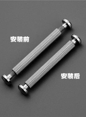 滚轴皮带头无牙自动扣头304不锈钢滚轴皮带扣头腰带扣头螺丝配件
