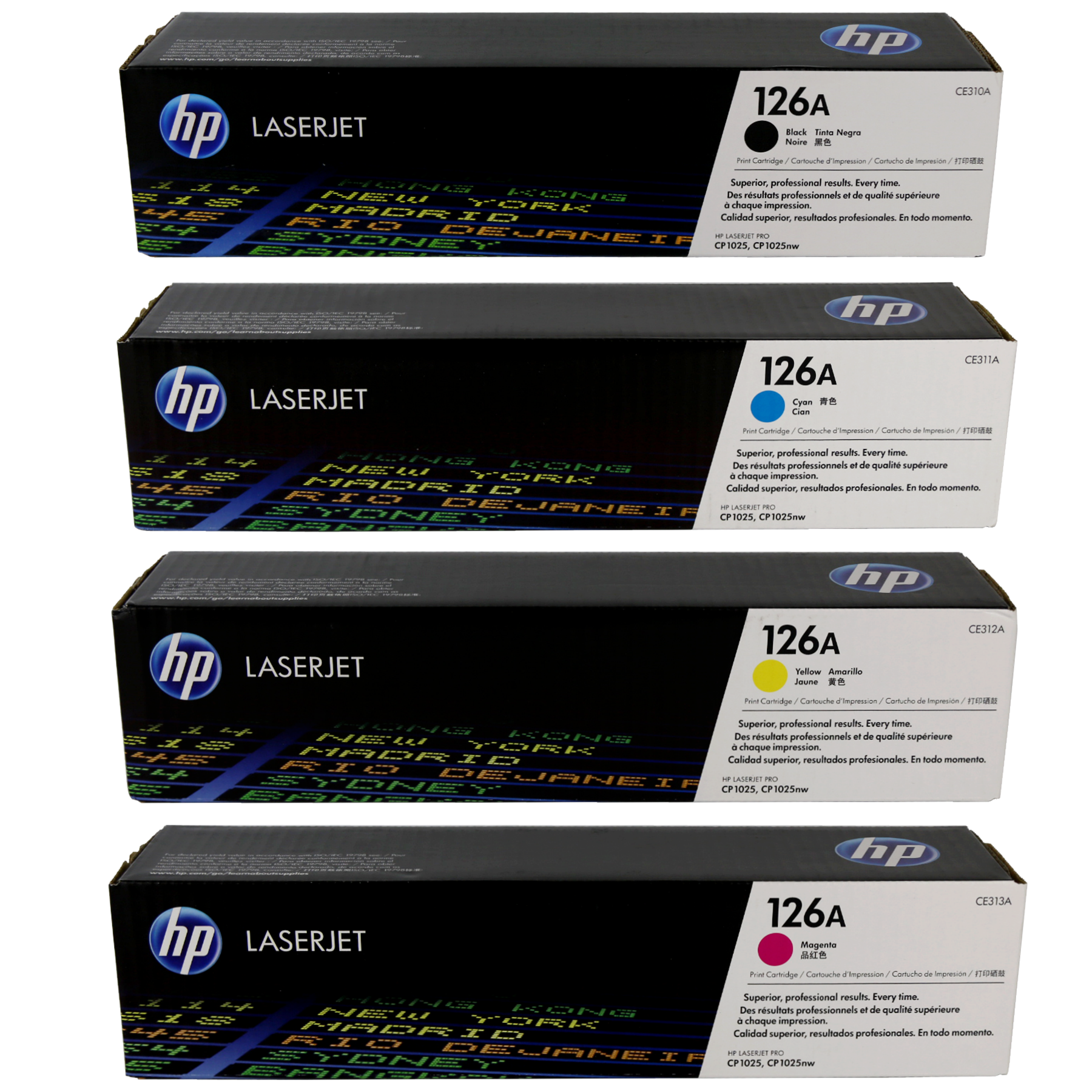 hp惠普原装laserjet cp1025墨粉盒硒鼓M175a/nw M275 126a CE310A - 图0