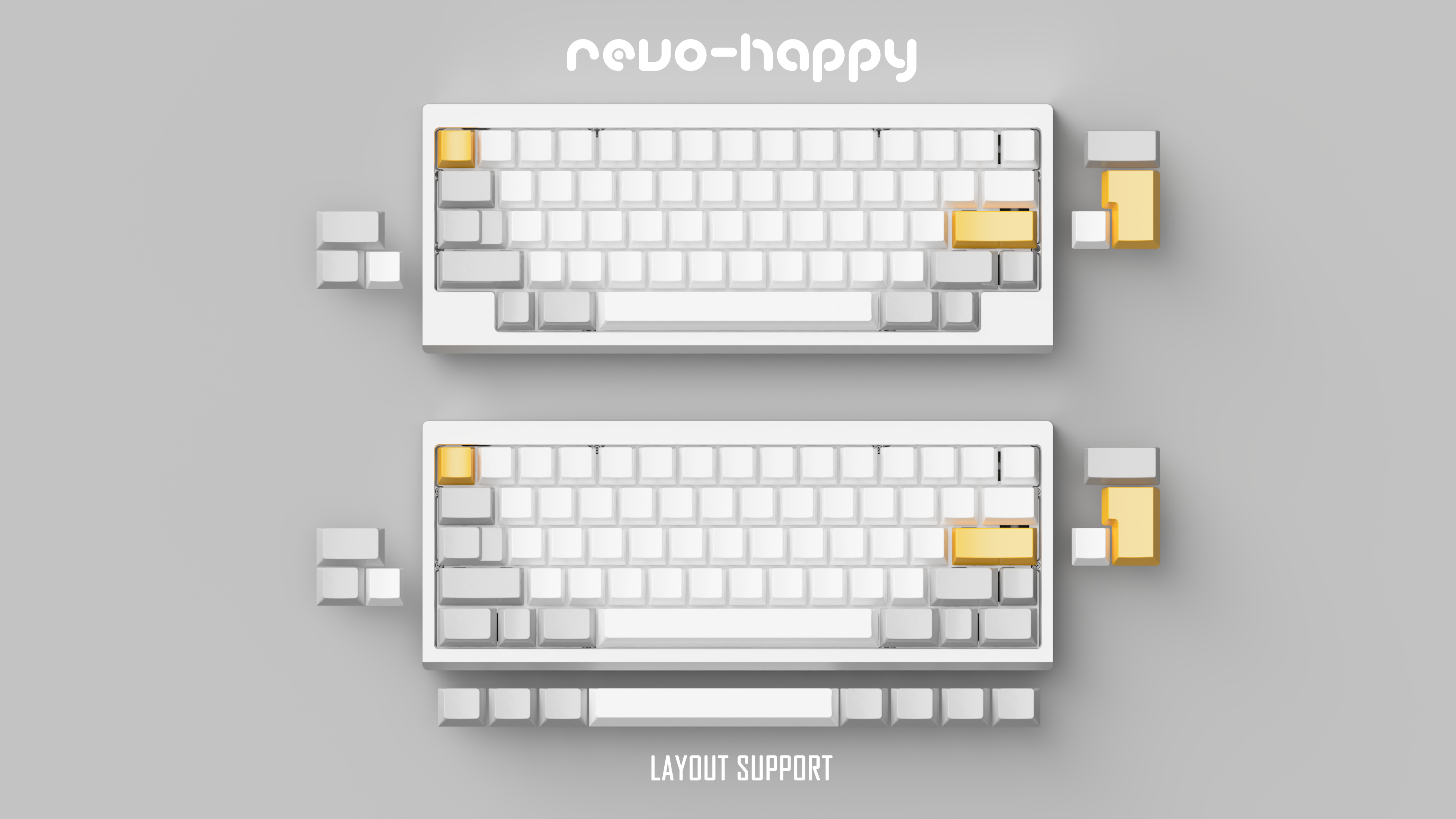 【ZD】客制化机械键盘 Cary Works Revo-happy 60% hhkb双模套件-图0