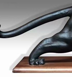 汉威金属钢虎 工艺品摆件