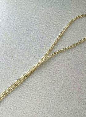 天然巴西黄水晶项链男女款