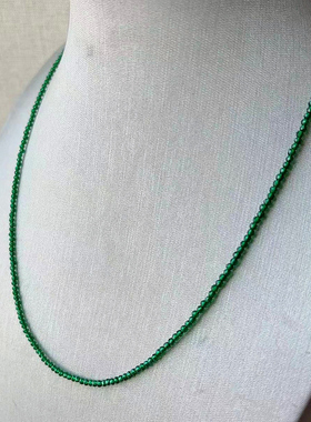 尖晶石锁骨链颈链女叠戴