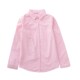 2022 spring and autumn new small fresh doll collar pure cotton Oxford spinning shirt female long -sleeved pink shirt bottoming shirt