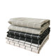 Nordic table cloth cloth art, black and white plaid cotton cotton tablet table cloth gray simple literary coffee table desk
