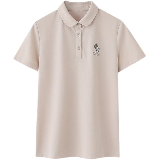 College style thin embroidered pique cotton girl's doll collar to reduce age