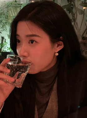 卢昱晓同款圆球耳环耳饰