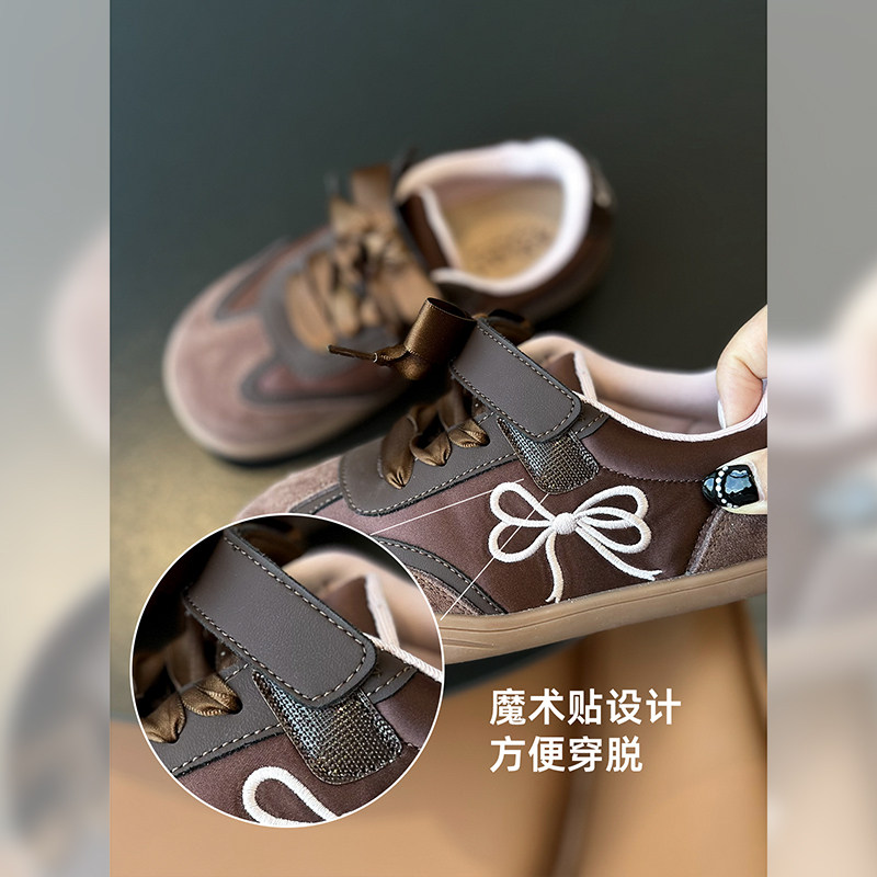 女童鞋子2024秋季新款洋气手工儿童轻便板鞋宝宝德训鞋软底休闲鞋,淘宝优惠券,粉丝福利购,淘宝优惠卷