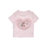 Приятная телу летняя хлопковая тонкая футболка, круглый воротник, детская одежда