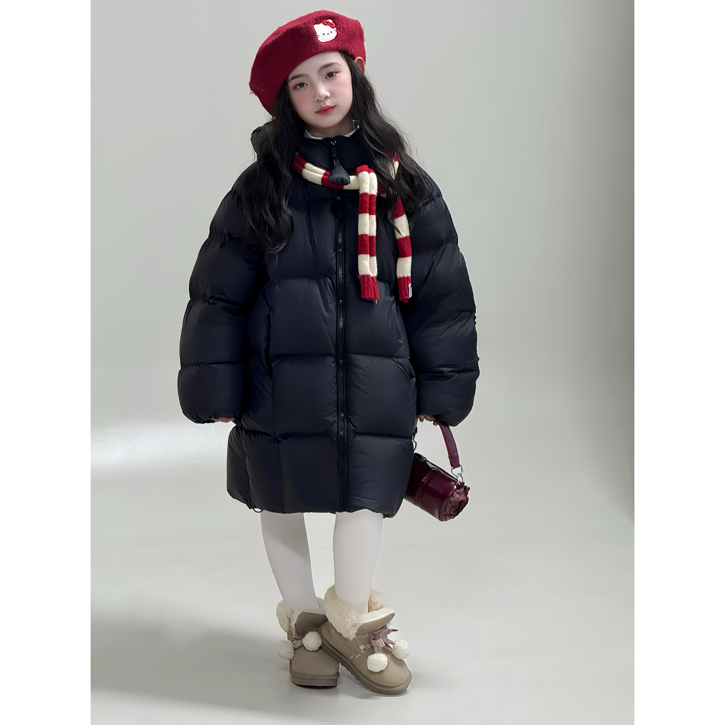 女童雪地靴2025冬季新款儿童加绒保暖棉靴女孩洋气加厚棉鞋公主靴,淘宝优惠券,粉丝福利购,淘宝优惠卷