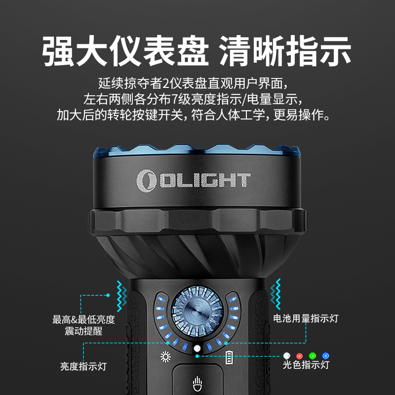 OLIGHT傲雷掠夺者mini户外探险搜救防水多功能超亮远射强光手电筒 - 图2