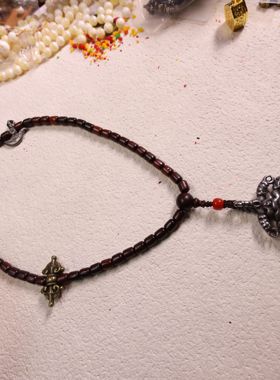 天铁托甲蝎子莲师铁蝎卡子侧挂吊坠文玩佛珠手串挂件车挂包挂圣物