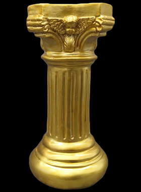 欧式风婚庆柱子软装复古雕塑摆件