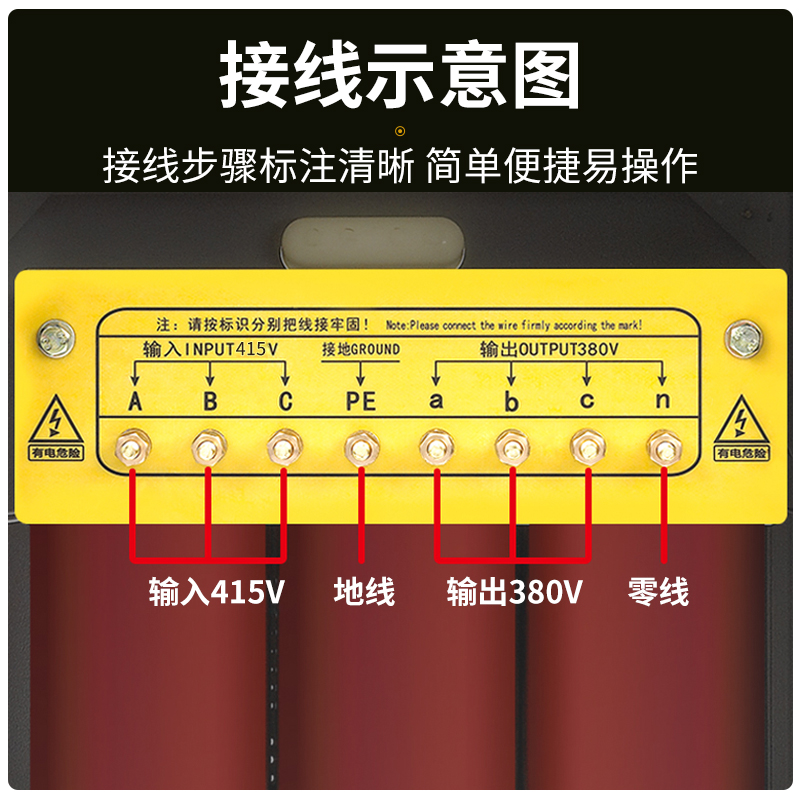 三相415V转三相380V三相干式变压器进出口用SG-15KVA20KVA30KW80K - 图1