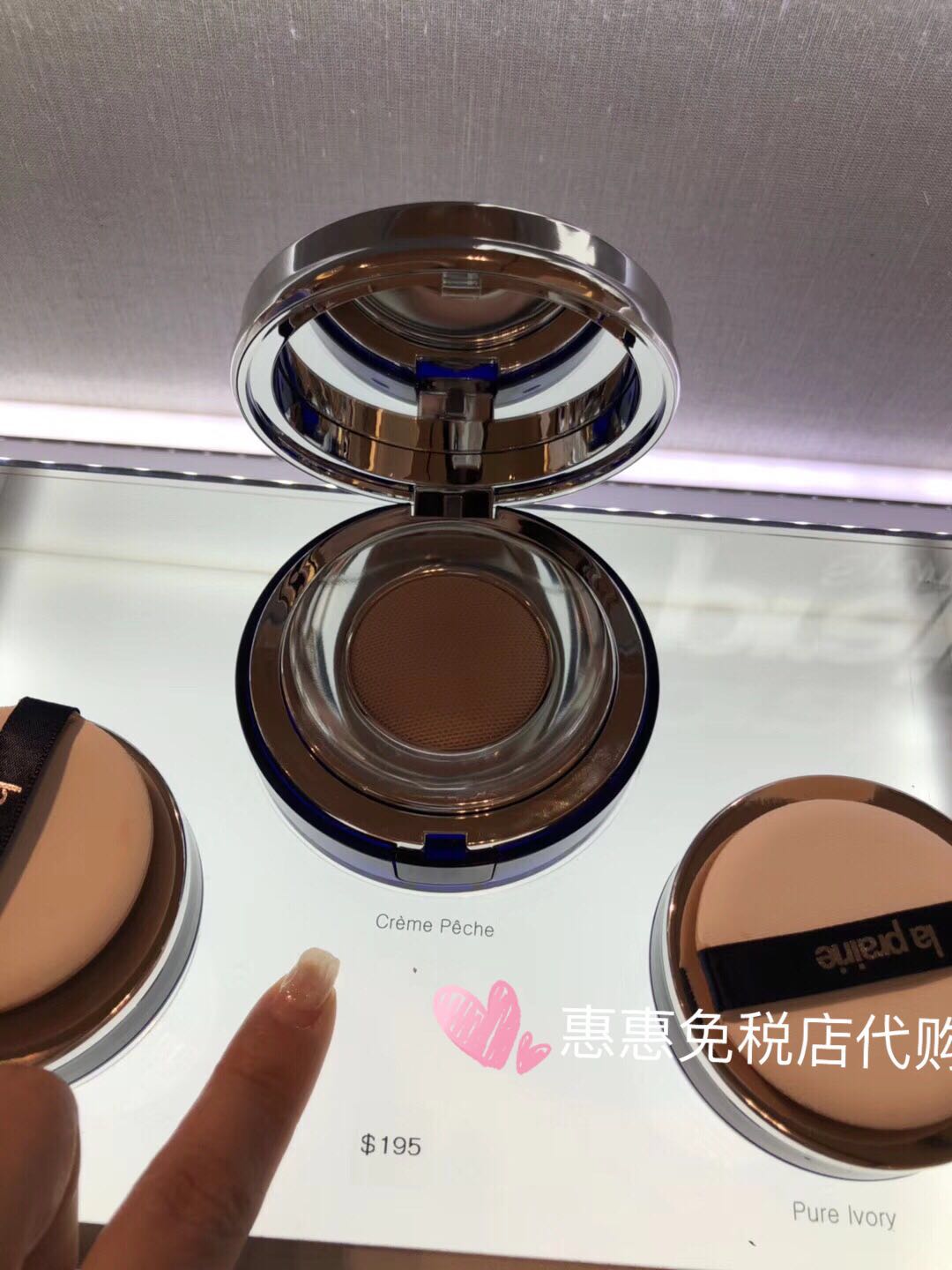 现货 韩国免税店 LA PRAIRIE 气垫 蓓丽/莱珀妮气垫BB霜+替换芯 - 图0